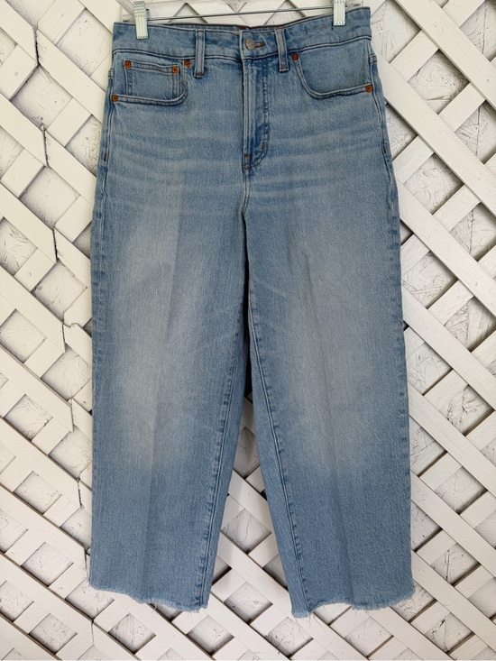 Madewell Denim - Madewell Curvy Perfect Vintage Wide-Leg Crop Jeans Sz 28, modern retro, coastal